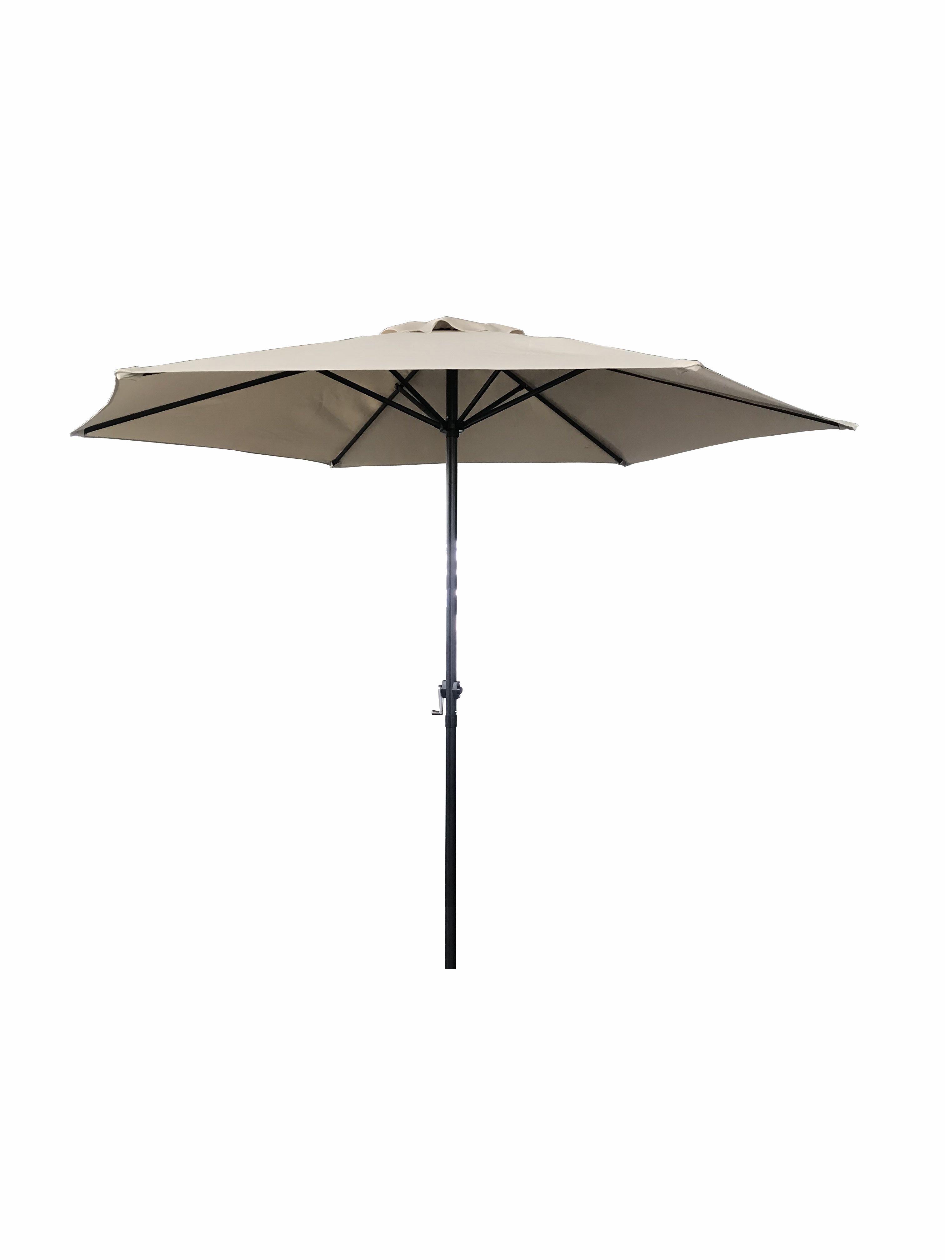 Seagull Parasol 2,7 M Beige With Aluminium Pole
With Crank, Without Tilt, Without X Struts, Without Weight Base