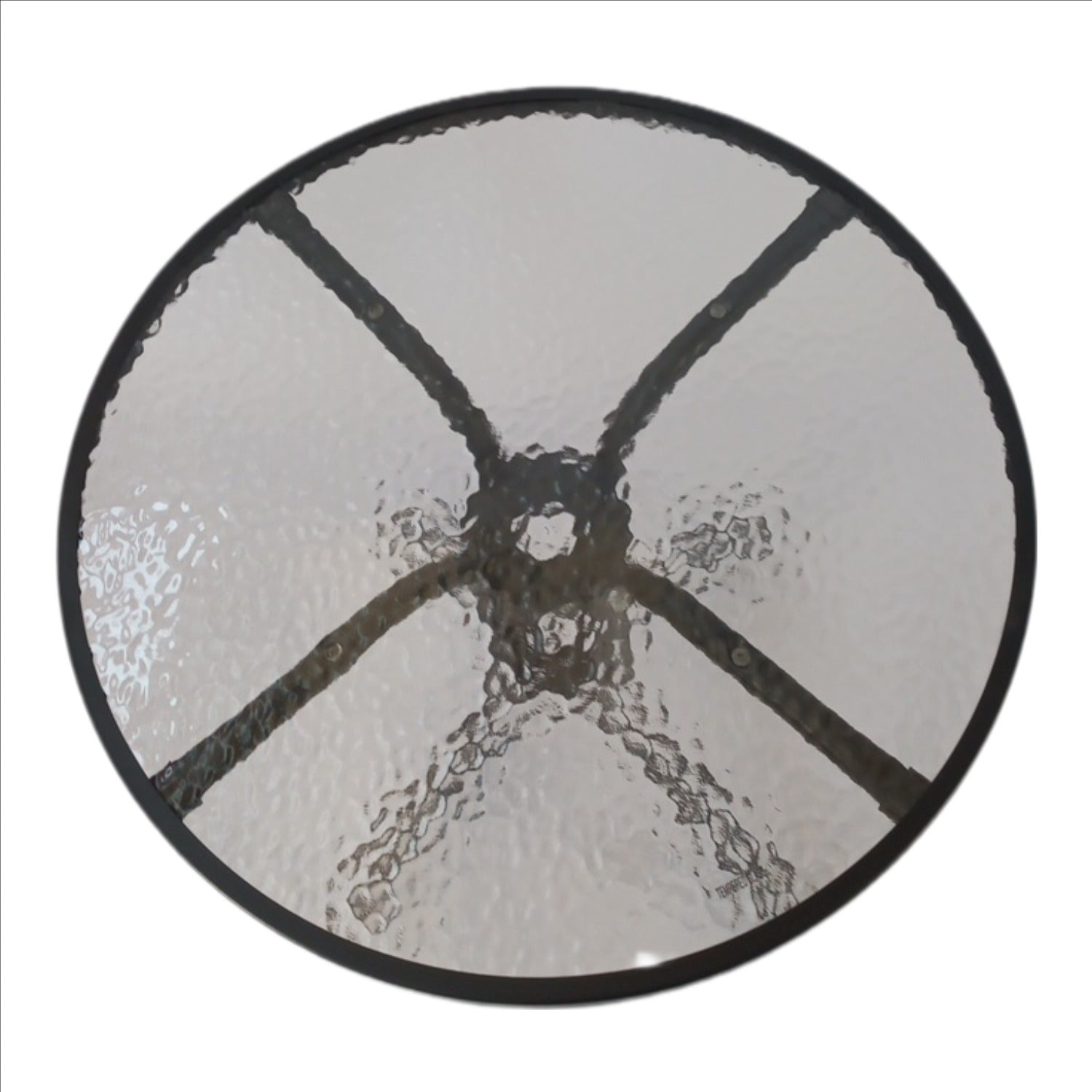 Seagull Table 80 Cm 
Size:D80*H70 Cm,Steel 25*0.8 Mm, 5 Mm Tempered Glass Top Colour: Graphite