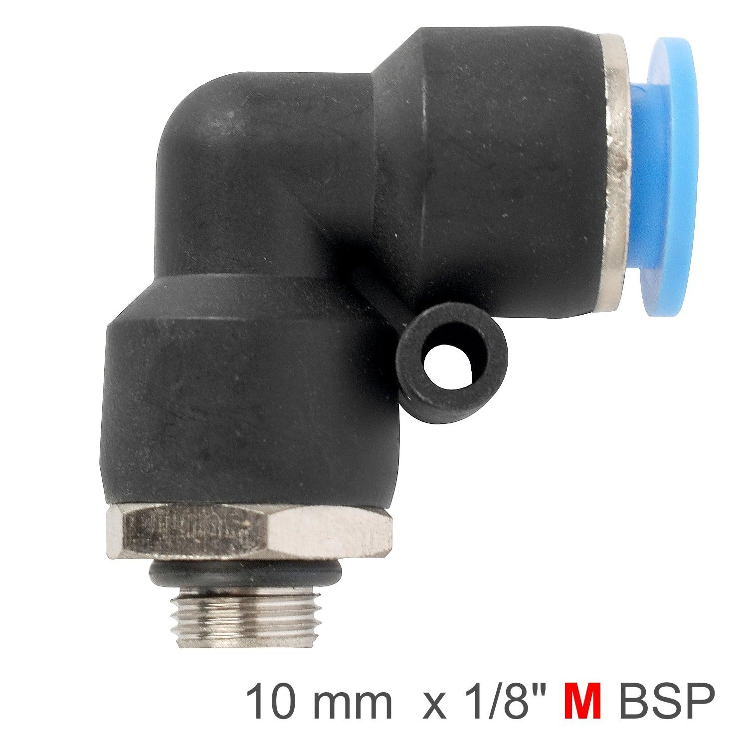 Elbow W/O Ring 10 Mm 1/8 M Pu Hose Fitting - Livestainable.co.za