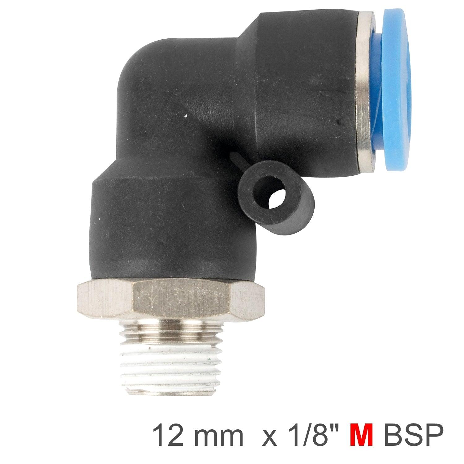 Elbow 12 Mm 1/8 M Pu Hose Fitting - Livestainable.co.za