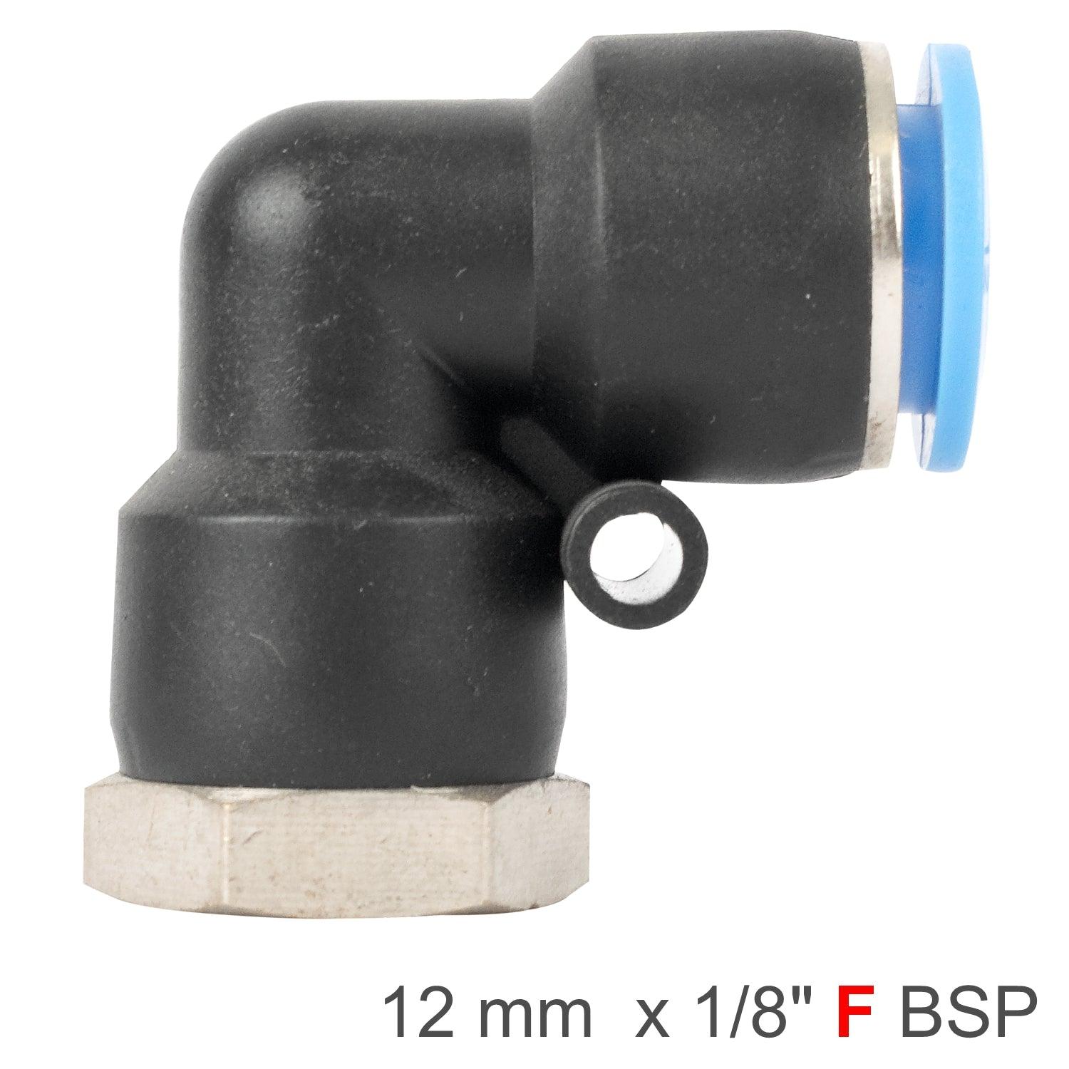 Pu Hose Fitting Elbow 12 Mm 1/8 F - Livestainable.co.za