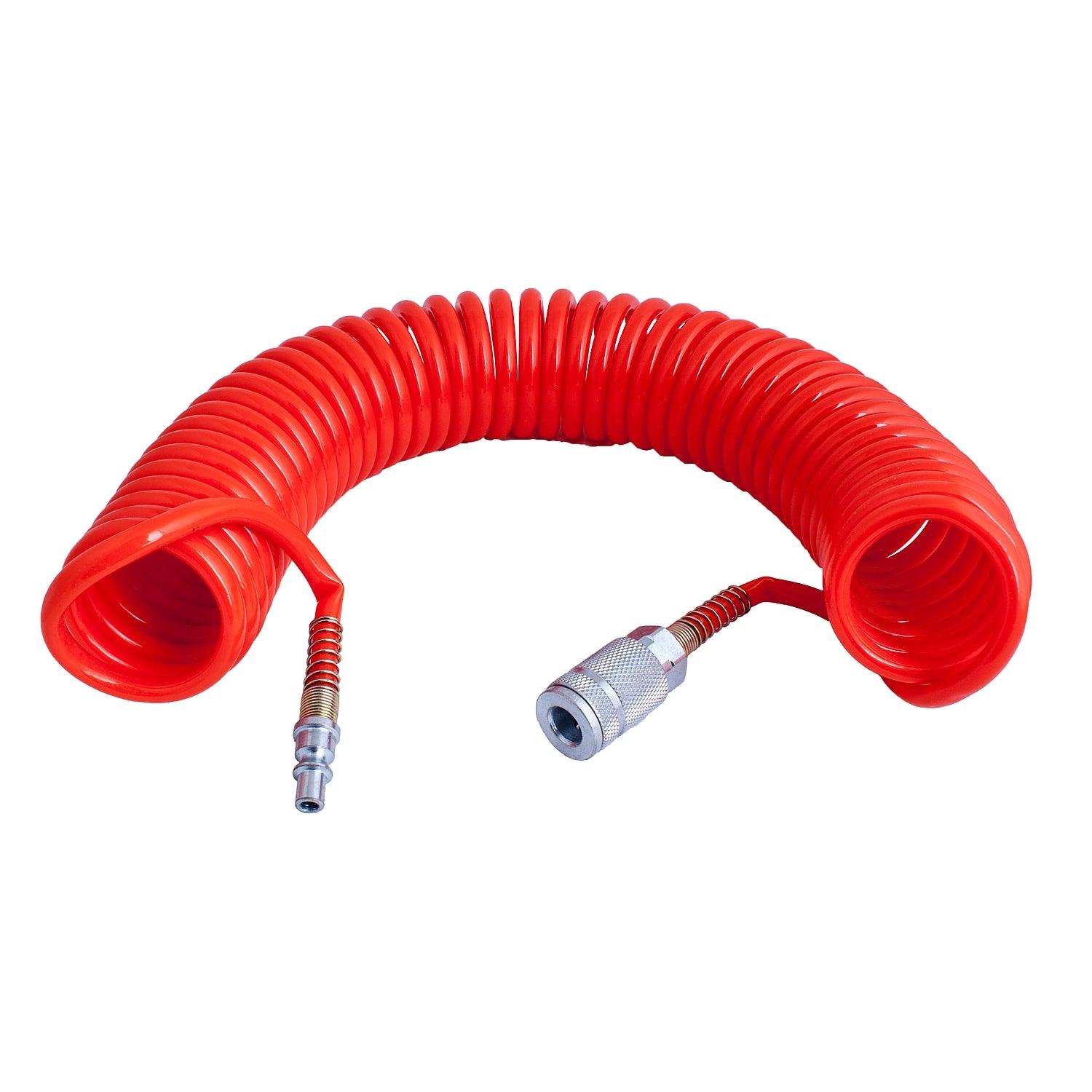 Sprial Hose 7.5 Mx8 Mm W/Aro Quick Coupler - Livestainable.co.za