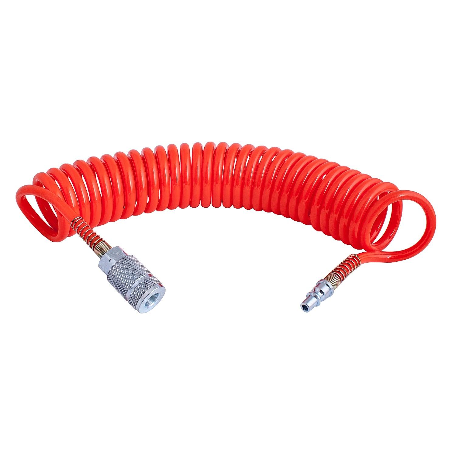 Spiral Hose 5 M X 8 Mm X 5.5 Mm W/Aro Quick Coupler - Livestainable.co.za