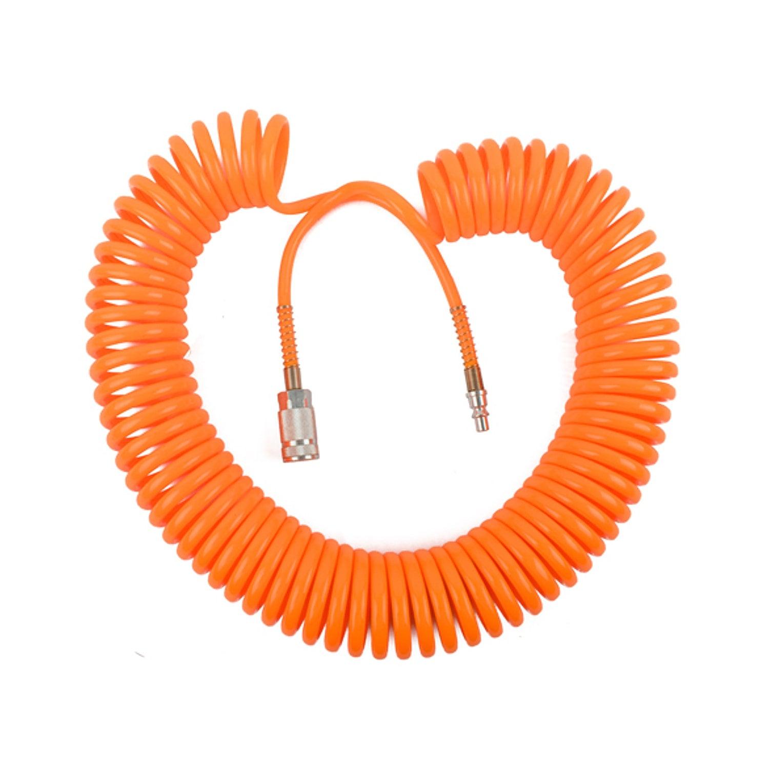 Spiral Hose 15 Mx8 Mm W/Aro Quick Coupler - Livestainable.co.za