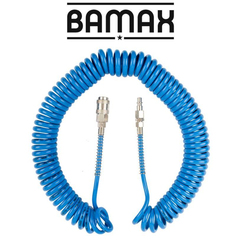 Spiral Polyp Hose Blue 5 Mmx8 Mmx12 M With Quick Couplers Bx15 Pu12 5 - Livestainable.co.za