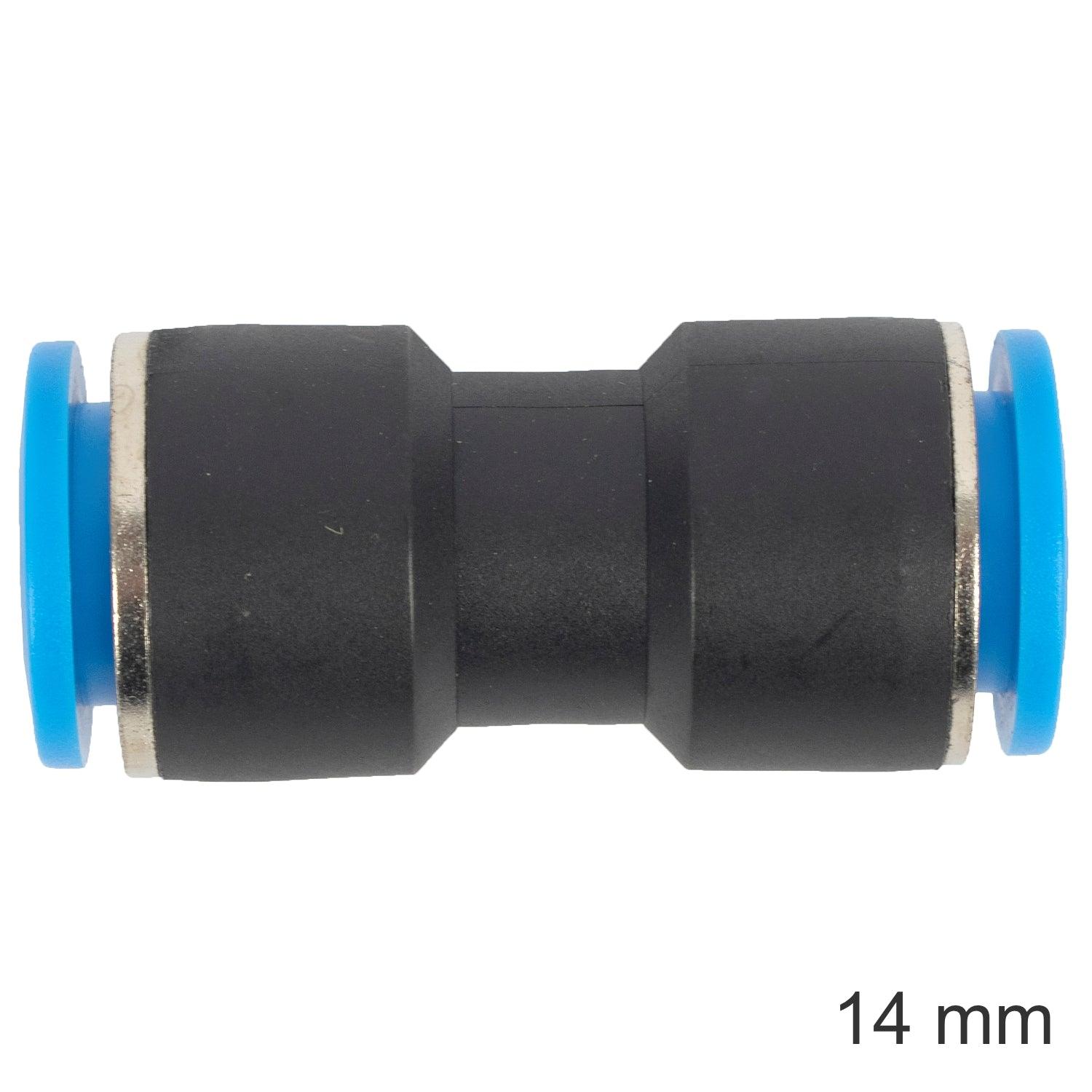 Pu Hose Fitting Equal Joiner 14 Mm - Livestainable.co.za