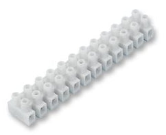 Strip Connector 12 W 55 A Feed Through Type White Ts354