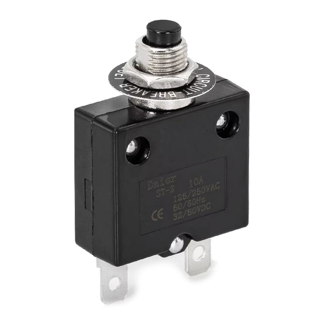 Circuit Breaker P/Mnt 250 Vac 30 A M12 Rnd Nut St 2 30 A