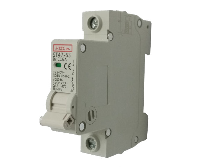 Circuit Breaker Din 10 A 1 P 3 Ka C Curve Cb St47 3110