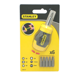 Screwdriver Bit Set 6 Pcs Magne Sta 0 66 357