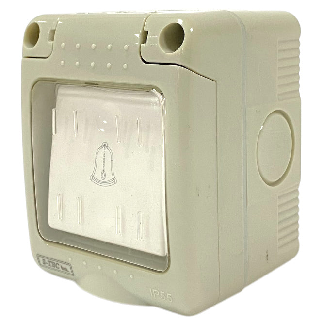 Waetherproof Bell Push Button Switch 65x65x82mm Sti 004 Wp Bell