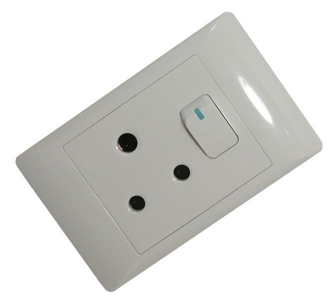 Single Wall Socket Flush Mount 2 X4 16 A Sti 1070 - Livestainable.co.za