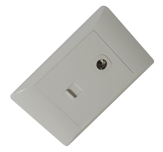 Tv+Tel Socket 4x2 Sti 1280