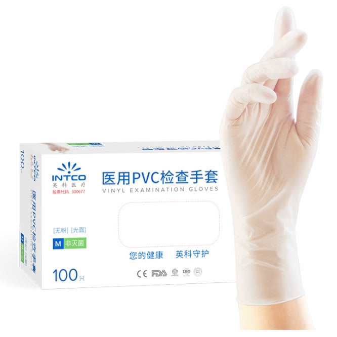 Medical Pvc Disposable Gloves Large 100 P/Box Stpvcmy9 C