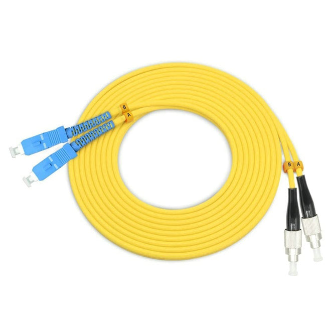 Ofnr St/Upc Sc/Upc Sm Dx 3 2 M Fiber Optics Patchcord Stsc Sm023 Ryl02