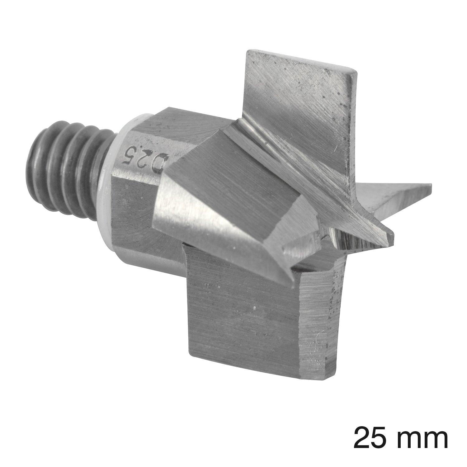 Plunging Cutter 25 Mm /Lock Morticer For Tubular Latches Screw Type - Livestainable.co.za