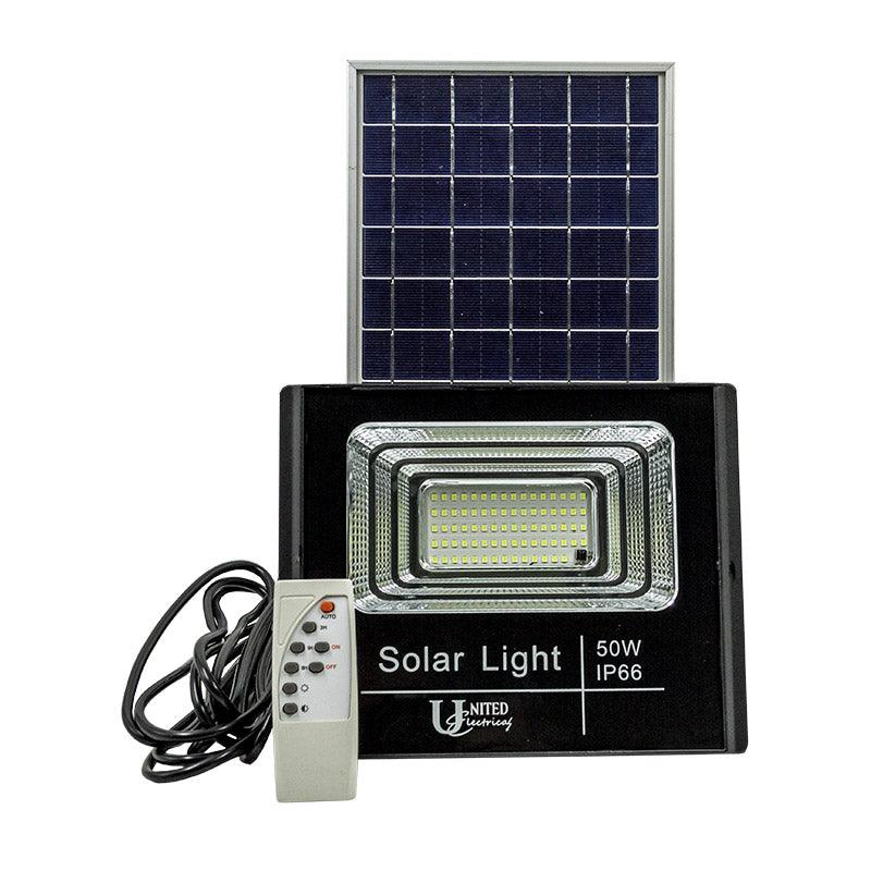 United Floodlight Led Solar 50 W - Livestainable.co.za