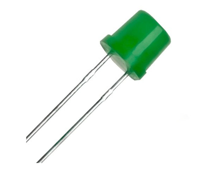 Led 5mm Di Gr Rnd/Flt 4mcd Sug15 D