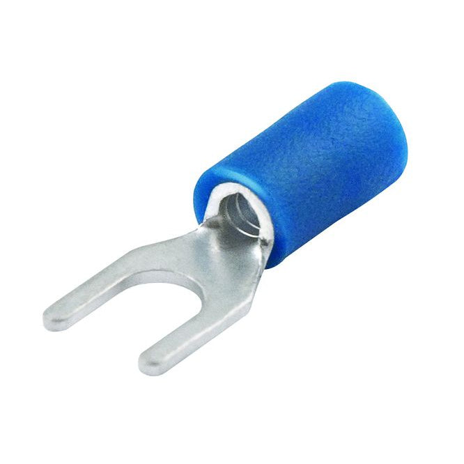 Terminal Pre Ins Fork Blue 5.3mm Debulk Sv 2 5 S