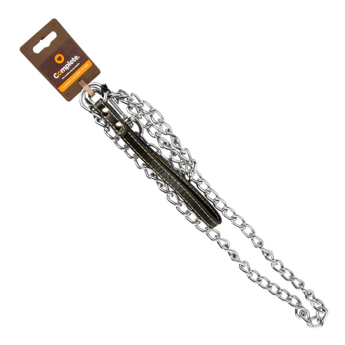 Complete Lead Chain Leather Handle 4 Mm X 1200 Mm - Livestainable.co.za