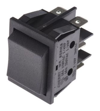 Rocker Switch Dpdt (On) Off (On) 33x25mm Debulk Kcd2 3 223