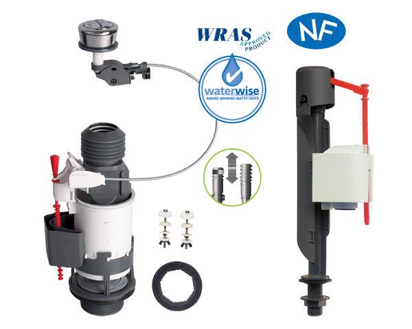 Wirquin Mechanism C/C Dual Flush Bibo Mw2 Ejf - Livestainable.co.za