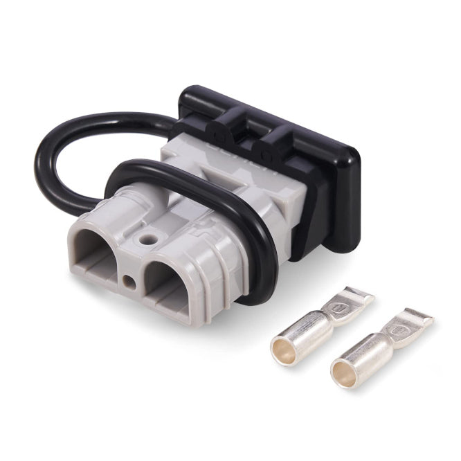 Plug Housing Conn. 2 W 350 A 600 V 2 0 Awg Kit With Term. & Cover Sb350 Grey
