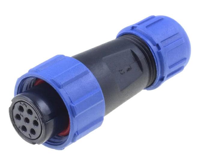 In Line Socket/ Female 6 P Ip67 Bayonet Sy1310/S 6 Ii - Livestainable.co.za