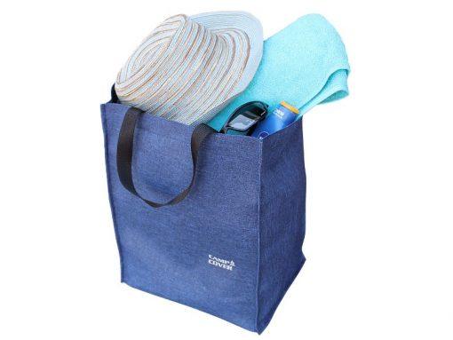 Camp Cover Shopper All-Purpose Bag Cotton Navy - Livestainable.co.za