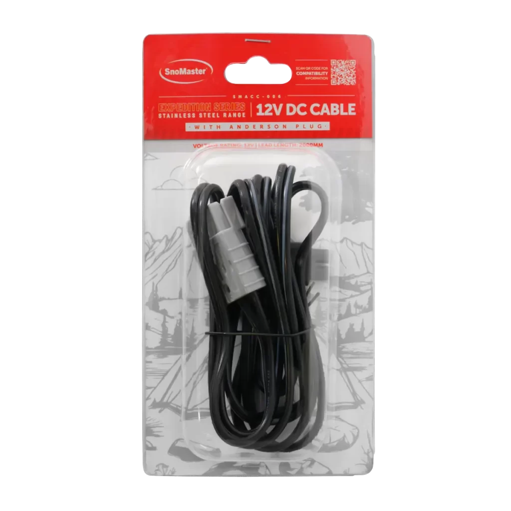 SnoMaster - Expedition Series (Stainless Steel Range) 12V DC Cable With Anderson Plug (SMACC-006)