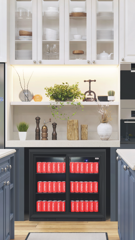 SnoMaster - 200L Under-Counter Sliding Door Beverage Cooler