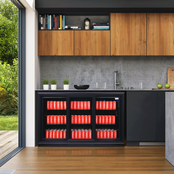 SnoMaster - 200L Under-Counter Sliding Door Beverage Cooler