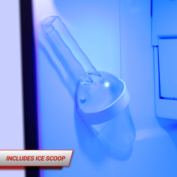 SnoMaster - 30Kg/24Hr Plumbed-In Gourmet Type Ice-Maker - Stainless Steel