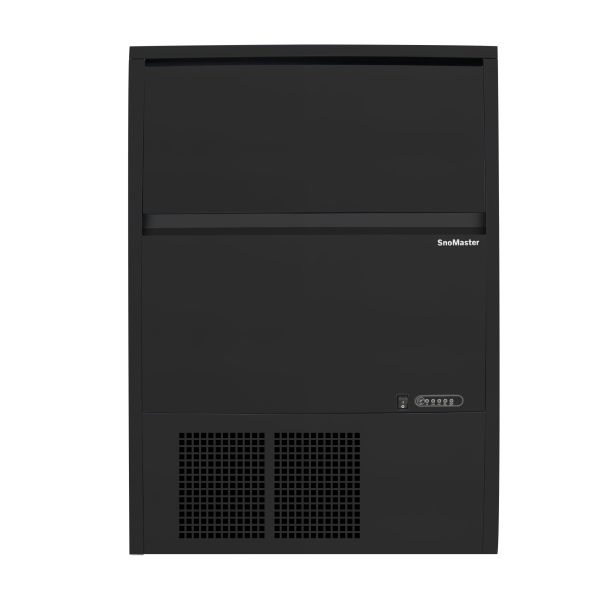 SnoMaster - 45Kg/24Hr Plumbed-In Gourmet Type Ice-Maker - Black