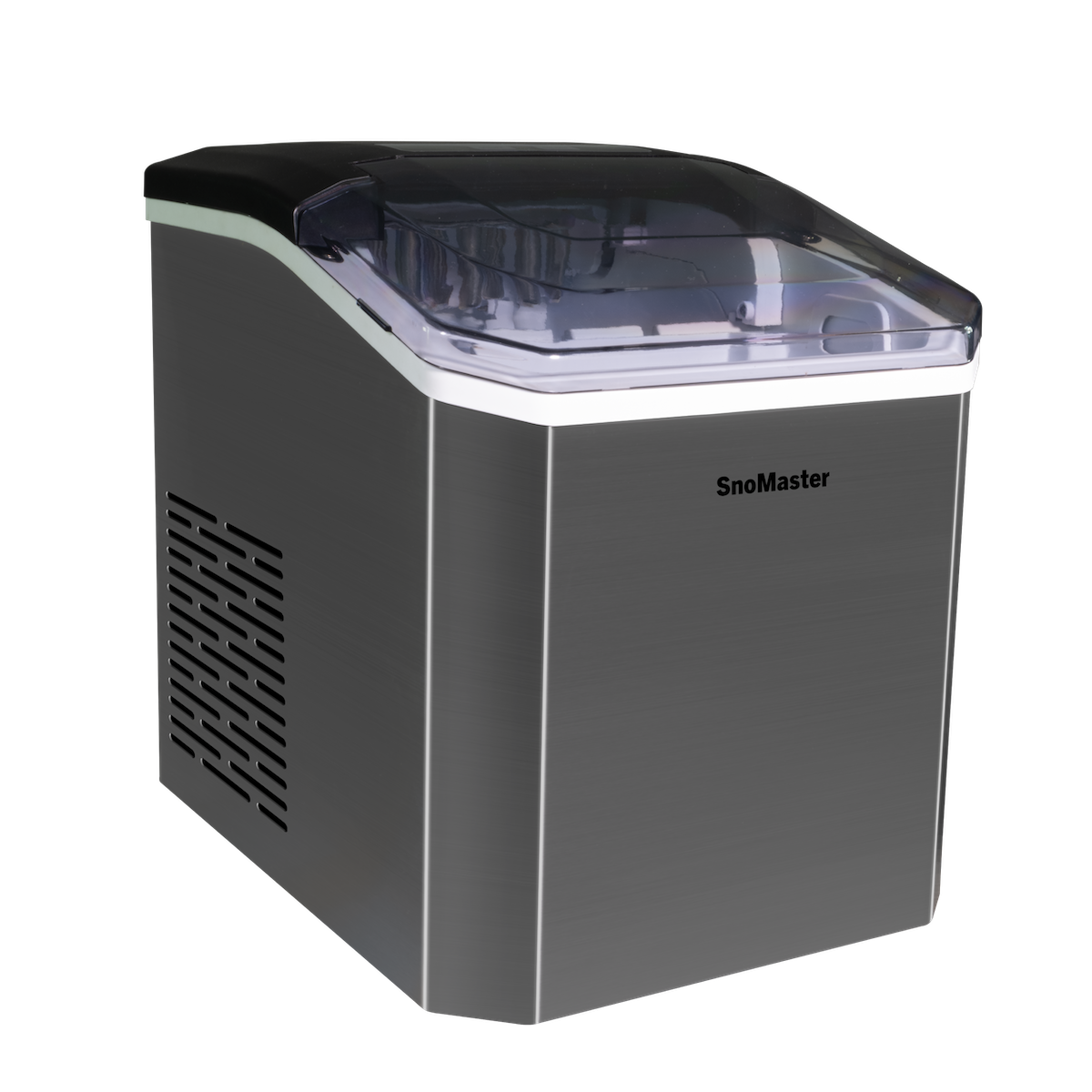 SnoMaster - 12Kg/24Hr Counter-Top Bullet Type Ice-Maker - Stainless Steel (ZBC-14B)