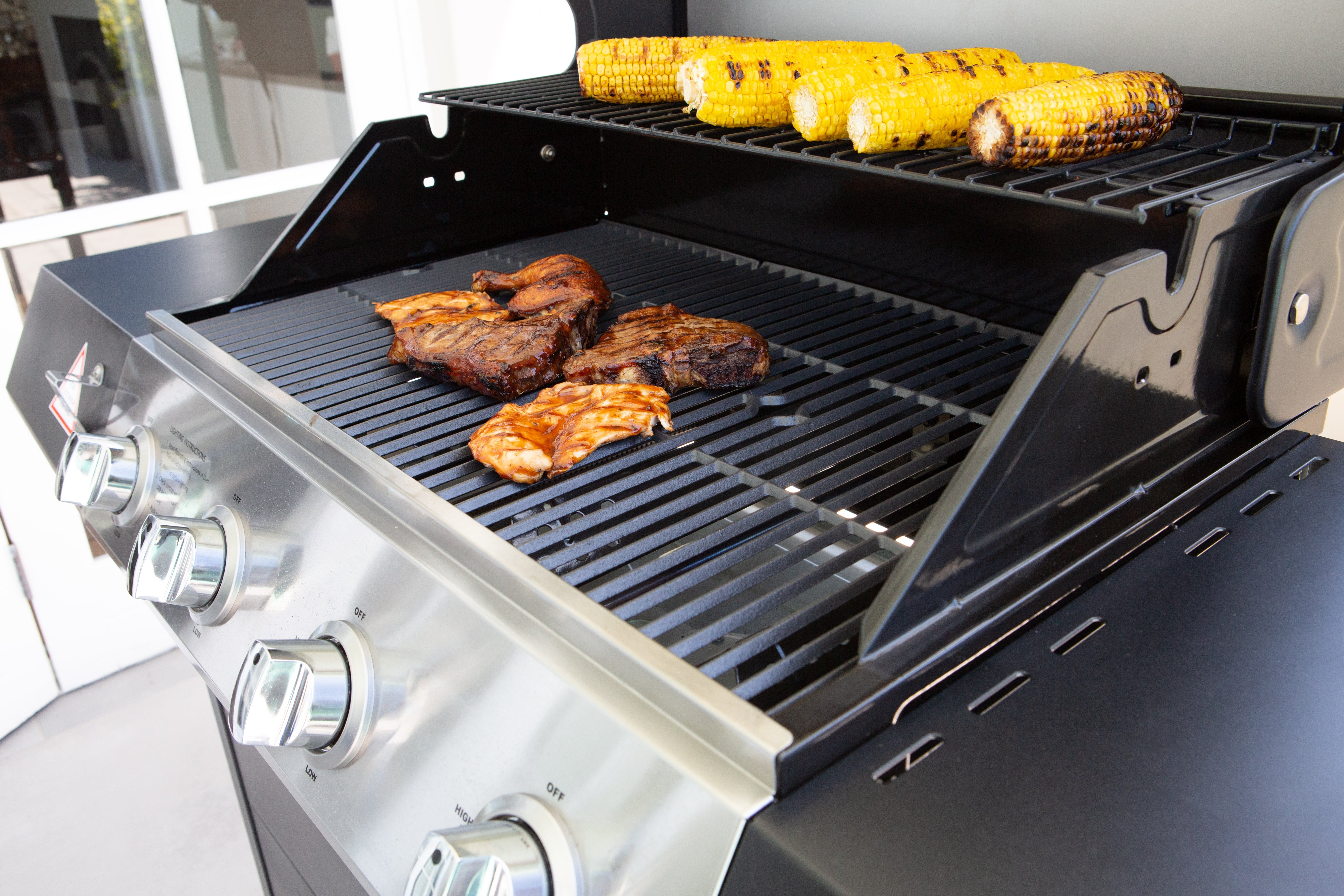 ALVA - SUPER 4-BURNER STAINLESS STEEL GAS BBQ