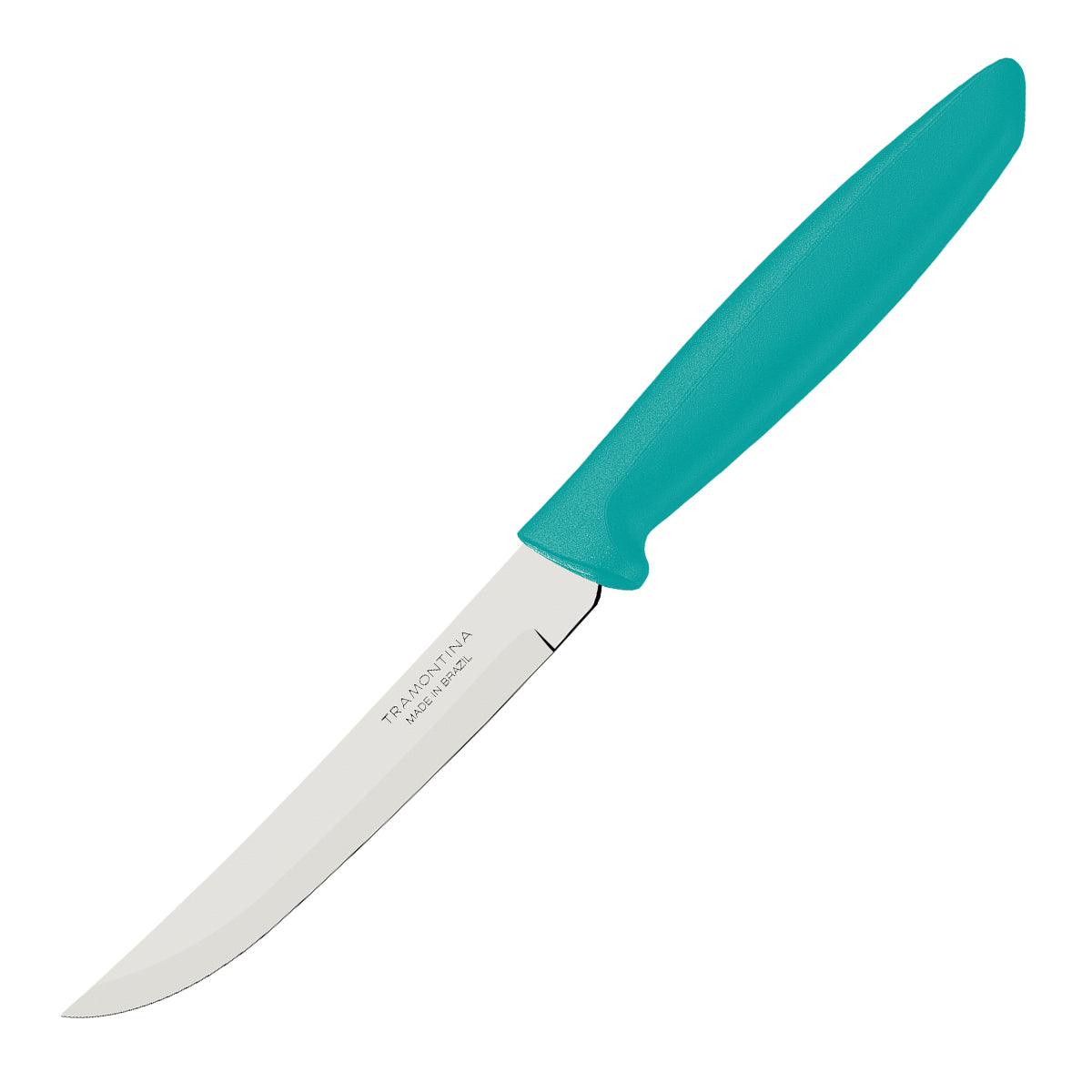 Tramontina Plenus Utility Knife Smooth 13 Cm Turq - Livestainable.co.za