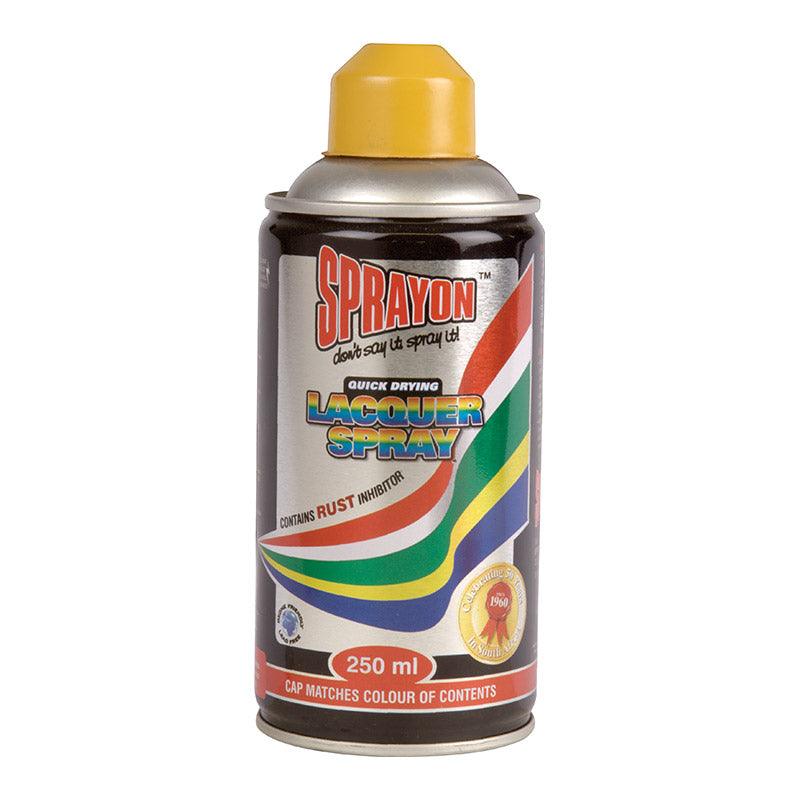 Sprayon Std Spray Paint Caterpillar Yellow 250 Ml - Livestainable.co.za