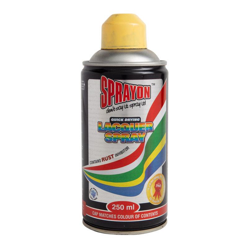 Sprayon Std Spray Paint Maize Yellow 250 Ml - Livestainable.co.za