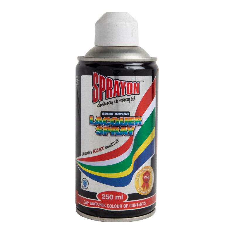 Sprayon Std Spray Paint Flat White 250 Ml - Livestainable.co.za