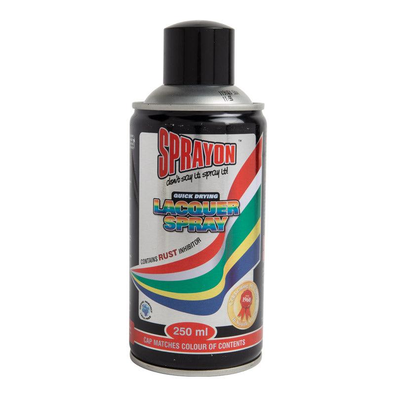 Sprayon Std Spray Paint Gloss Black 250 Ml - Livestainable.co.za