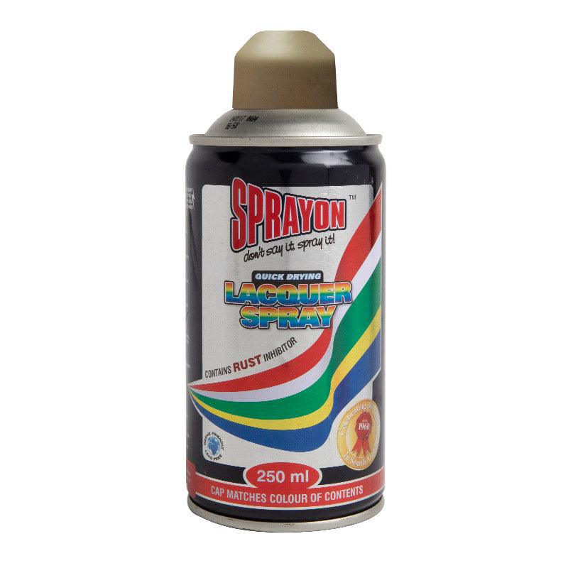 Sprayon Std Spray Paint Satin Gold 250 Ml - Livestainable.co.za