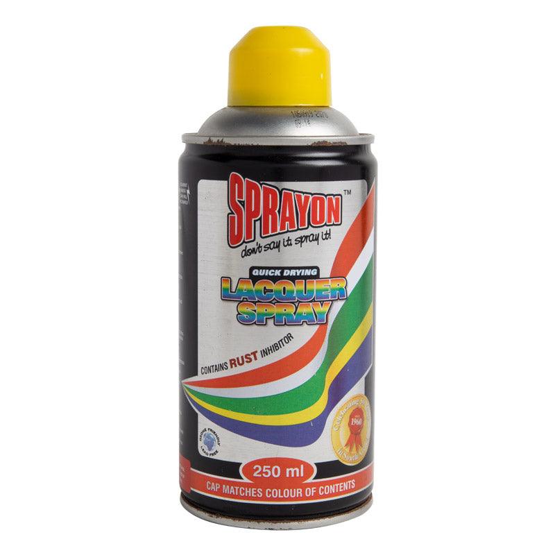 Sprayon Std Spray Paint Sunshine Yellow 250 Ml - Livestainable.co.za