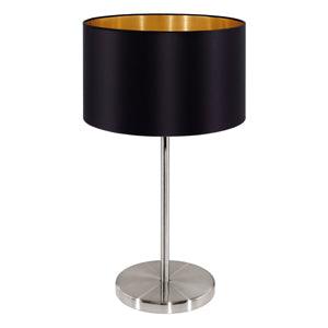 Maserlo T/Lamp 230mm Black/Gold - Livestainable.co.za