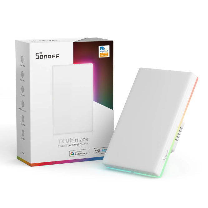 Tx Ultimate T5 2 Ch Smart Touch Wall Switch 230 V 10 A T5 2 C 120