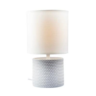 Valencia Table Lamp Grey E27 1x40w - Livestainable.co.za