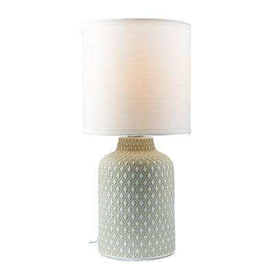 Castile Table Lamp Grey E27 1x40w - Livestainable.co.za