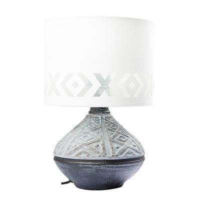 Bali Table Lamp Grey E27 1x40w - Livestainable.co.za