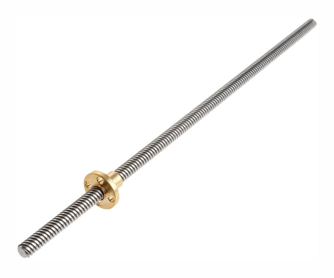 Lead / Feed Screw / Threaded Rod 300mm P=2mm T8 2 D8 R8 300