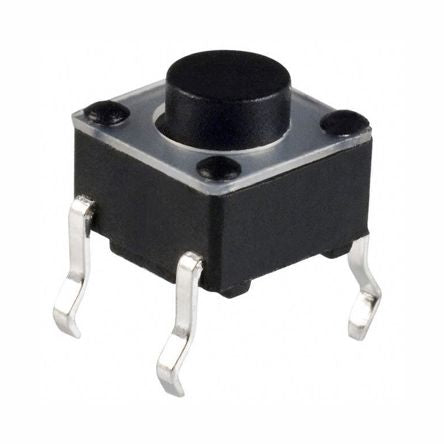 Pcb Tactile Switch 6x6mm H=5mm Blk Skhhaka010